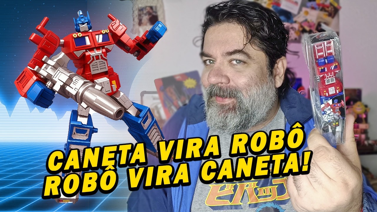 Direto da China: CANETA QUE VIRA ROBÔ (e parece dos ANOS 80) I DOLCE VIDEO 637