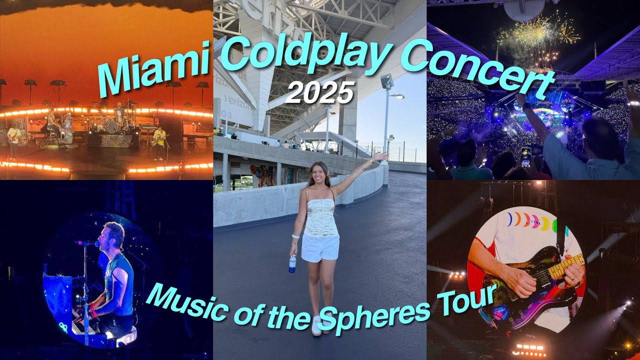 COLDPLAY CONCERT MIAMI || grwm + vlog