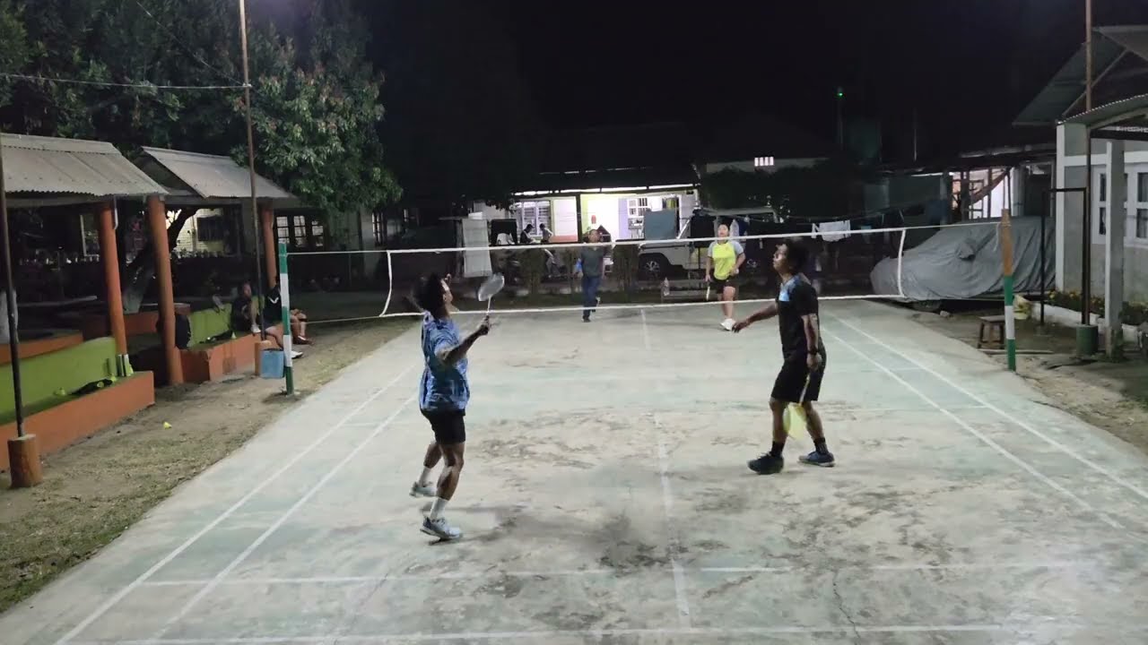Day 15 of playing Badminton in 2026 (Match 2) Miss Remremi & Sir Vala Vs Sir Tea & Sir Mapuia