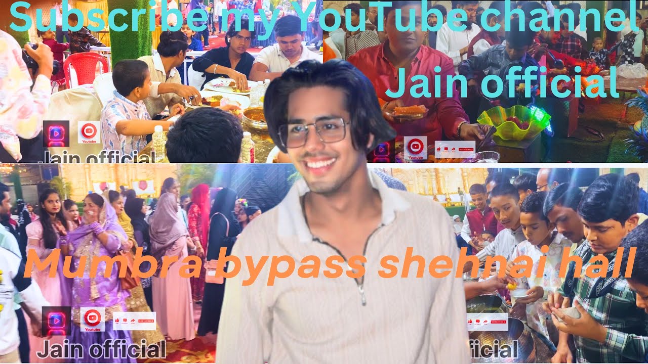 Mumbra#bypass#Shehnai#Hall#Jain official#viral vlog