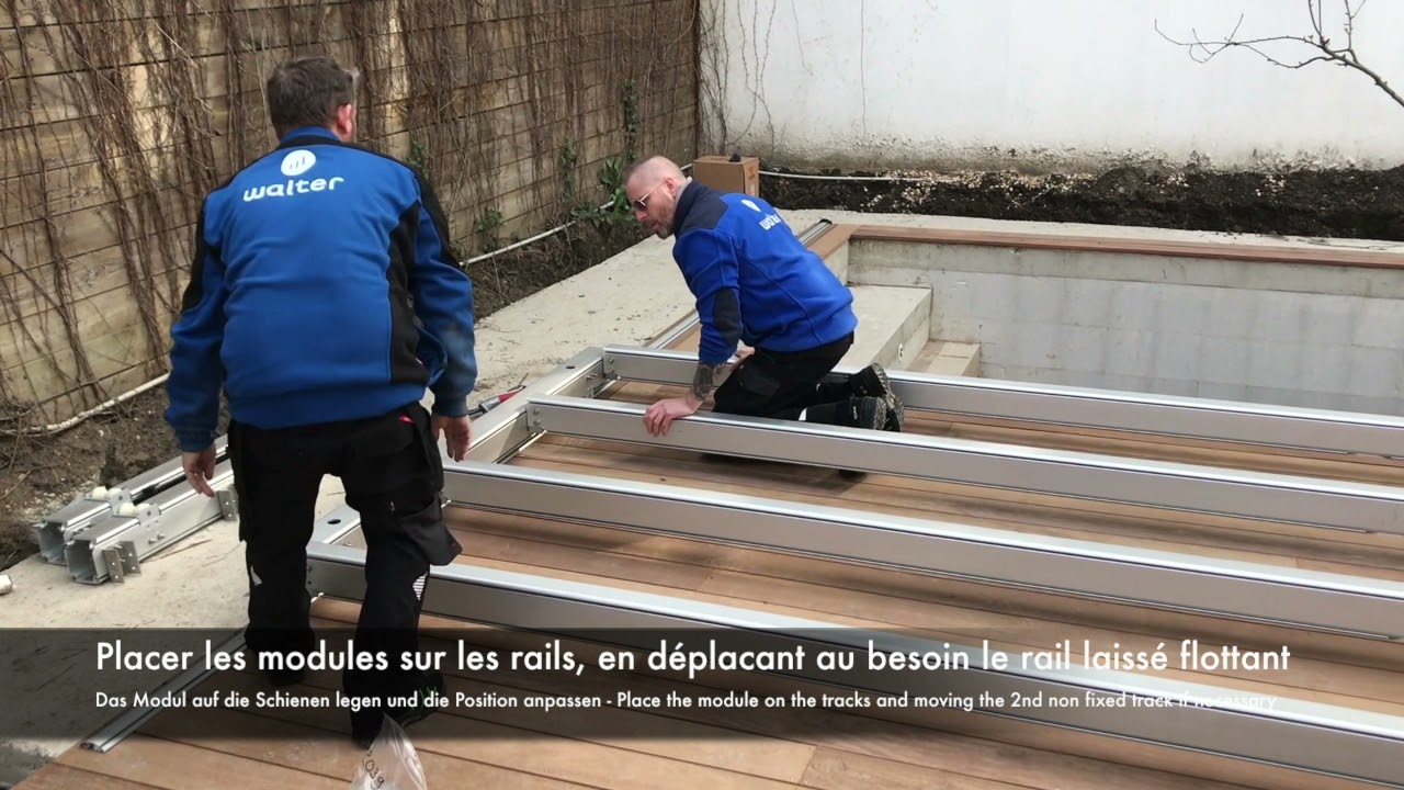 Tutoriel de montage - Terrasse mobile WaluDeck Origin pour piscines et spas
