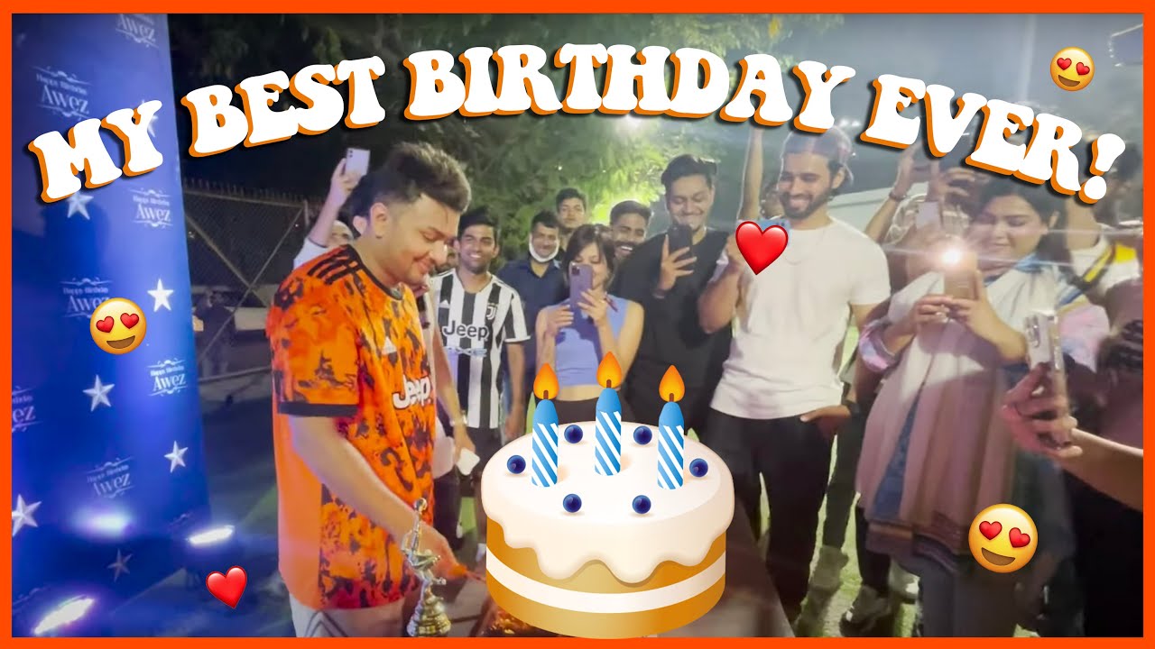 Mera Bestest Happy Birthday 😇❤️ #birthdayvlog #awezkabirthday #atrangz