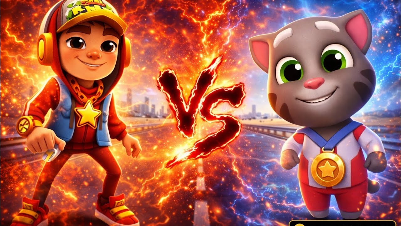 Subway Surfers vs Talking Tom Gold Run | Best Endless Runner Battle
