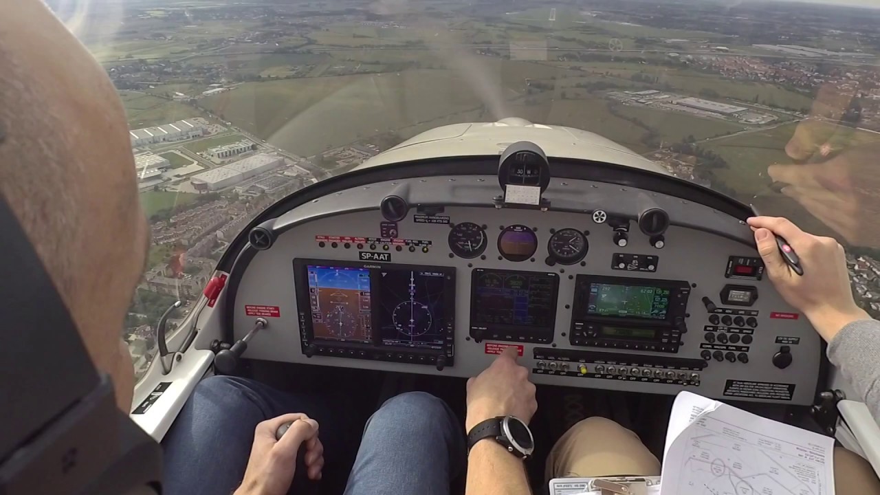 AT-3 R100  #AAT3  #training flight  #ILS approach RWY29 EPWR #at3#epwr#
