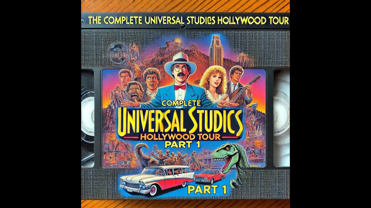 The COMPLETE Universal Studios Hollywood Tour 1988 VHS PAL Part 1