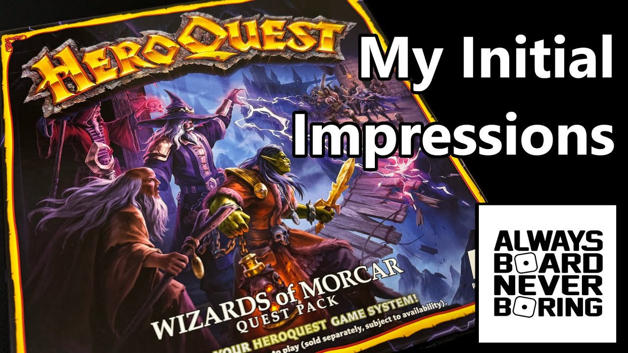 Распаковка и первые впечатления от игры HeroQuest: Wizards of Morcar (без спойлеров квеста) | Спо...