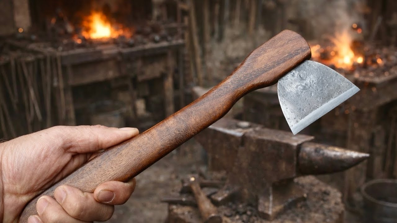 From rusty File to a Handmade Axe