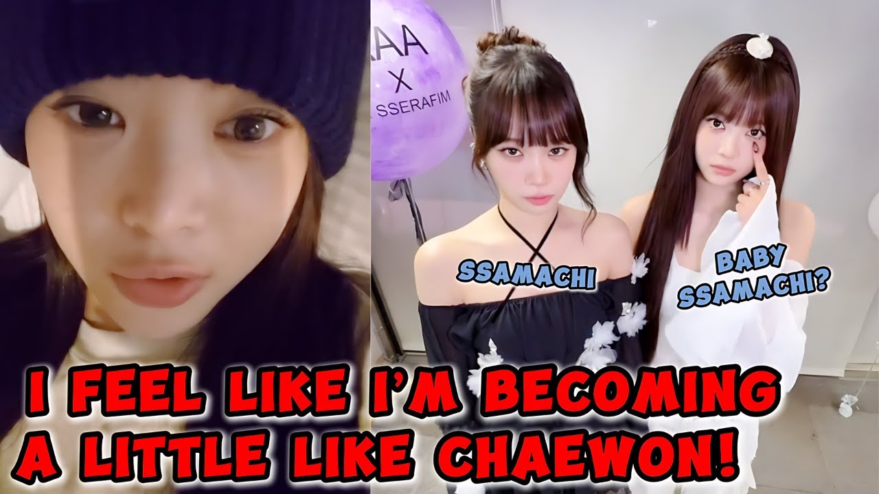 EUNCHAE is getting way too anxious because she feels like she’s catching CHAEWON’s vibes 😮