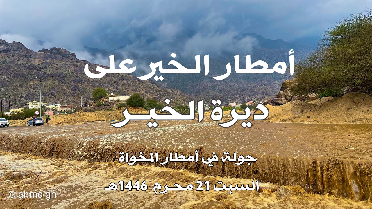 أمطار المخواة وجولة عصرية | متعة بصرية | السبت 21 محــرم 1446 هـ