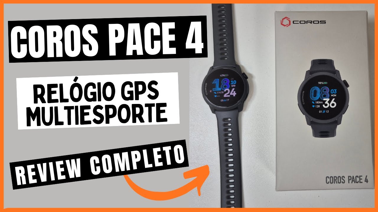 COROS PACE 4 - RELÓGIO GPS MULTIESPORTE