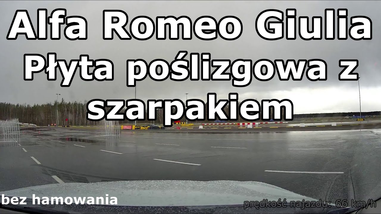 Alfa Romeo Giulia - Szkolenie bezpiecznej jazdy na Torze Modlin - "szarpak"