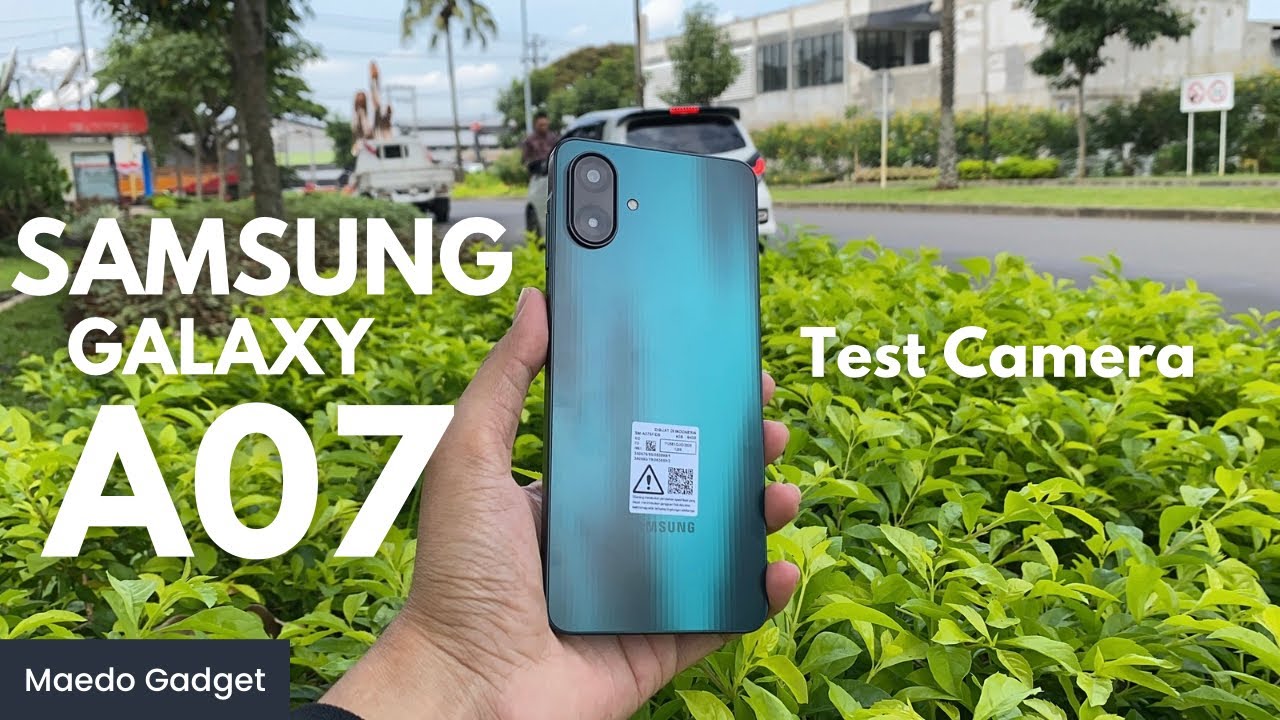 Unboxing & Review SAMSUNG GALAXY A07 - Test Camera || Indonesia