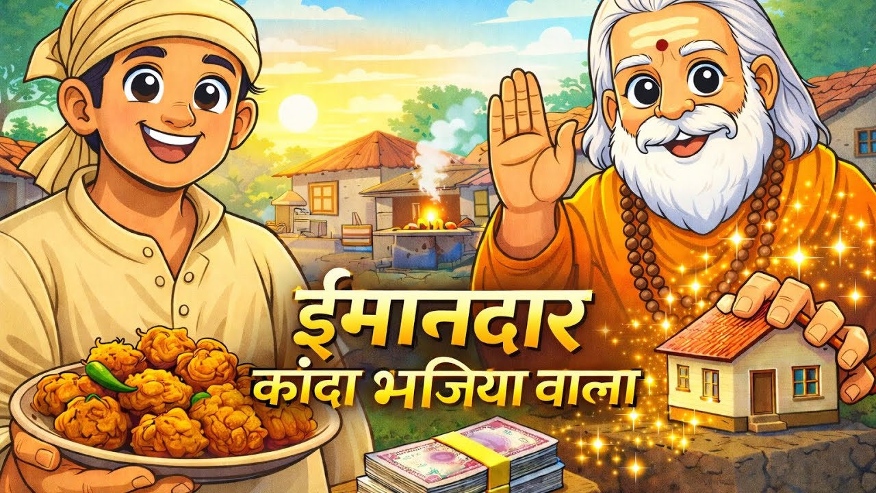 Imaandar kanda Bhajia wala | A Heart Touching Moral Story | Hindi story | Hindi kahaniya |