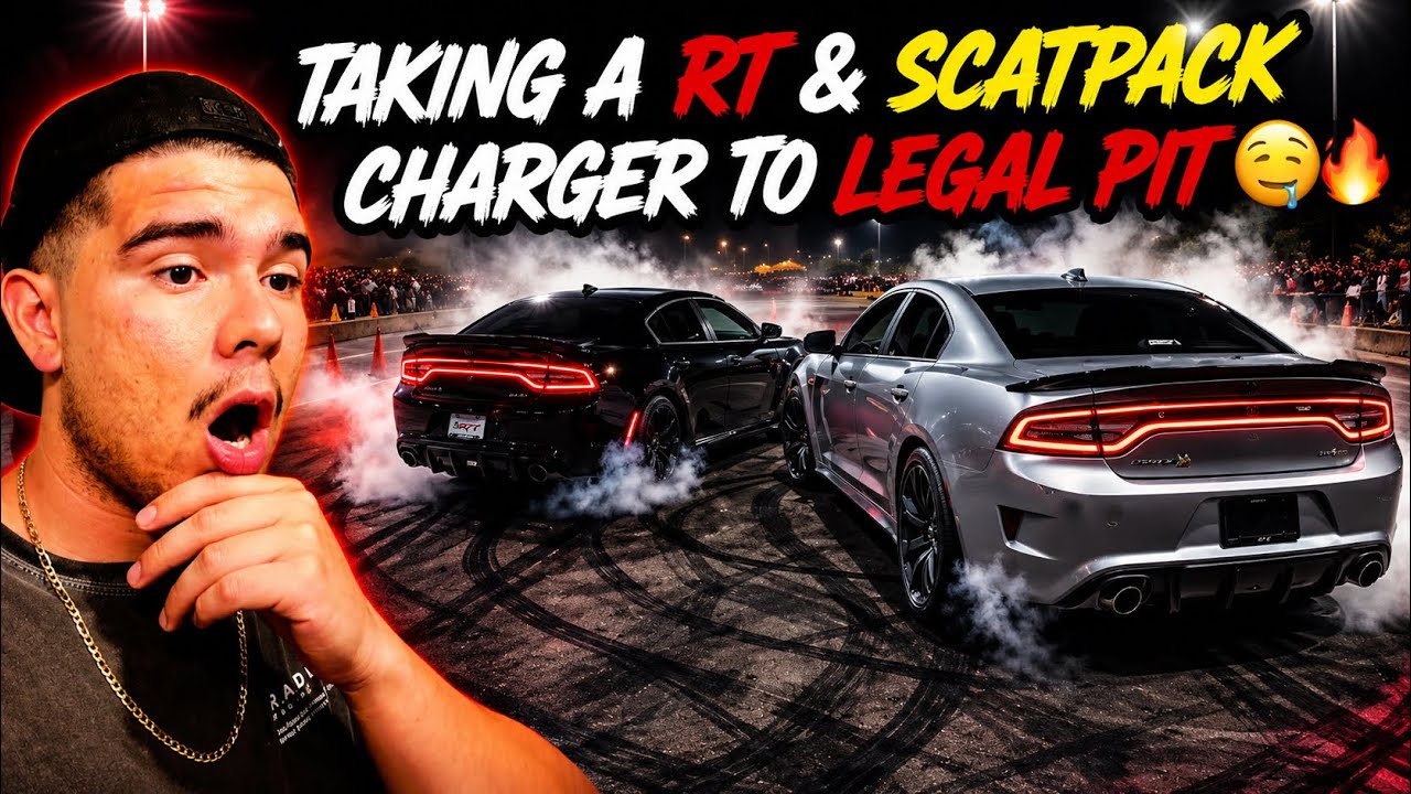 TAKING A RT & SCATPACK CHARGER TO LEGAL PIT🥴🔥