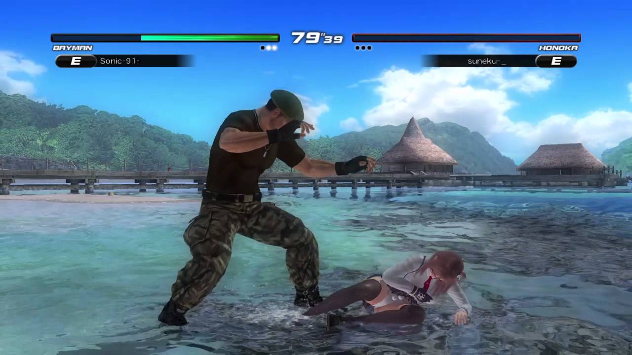 DOA5LR Bayman vs Honoka