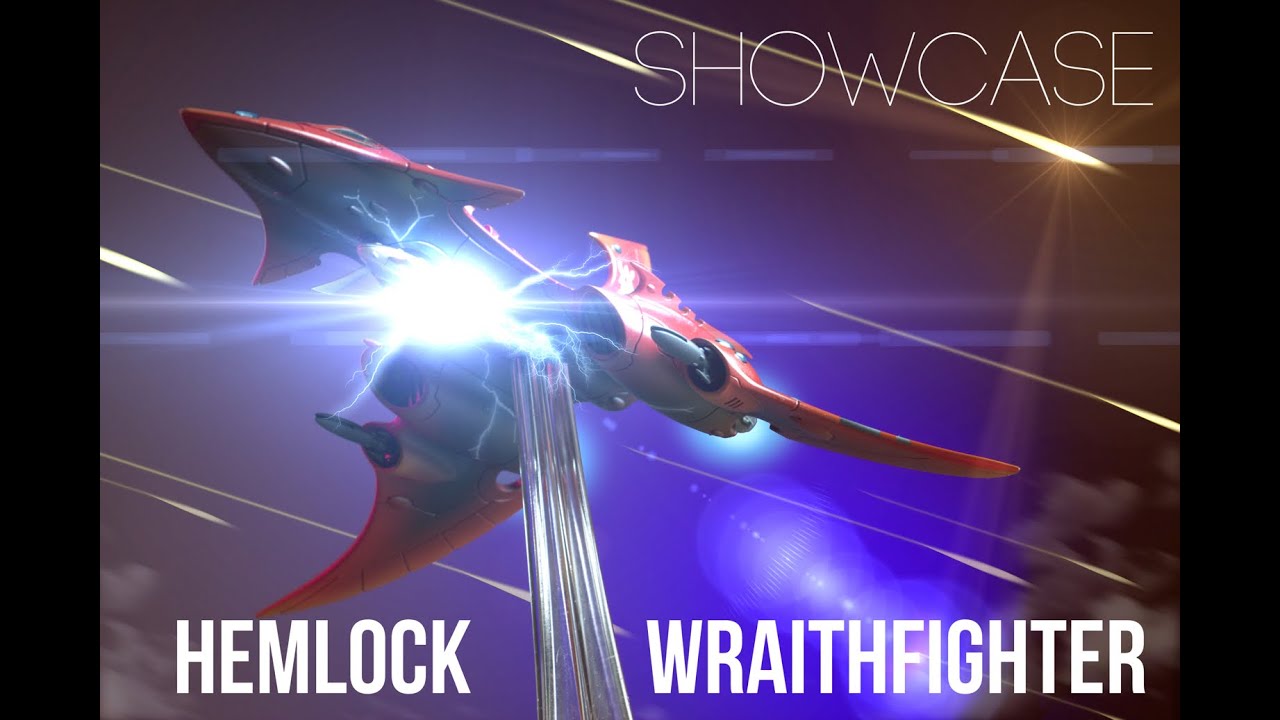 Showcase Warhammer40 000 Eldar Hemlock WraithFighter #warhammer40k