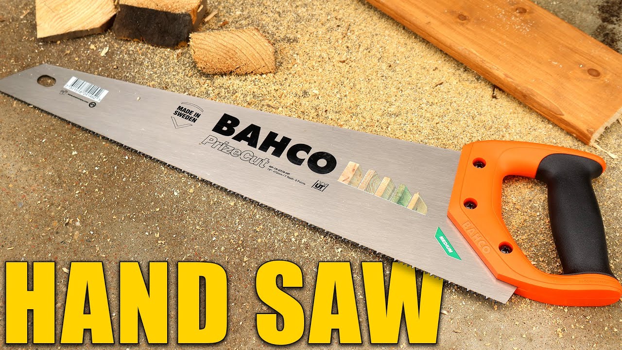Bahco HandSaw PrizeCut Testing - Universal Hand Saw for Plastics Laminates Wood 7/8 TPI 19