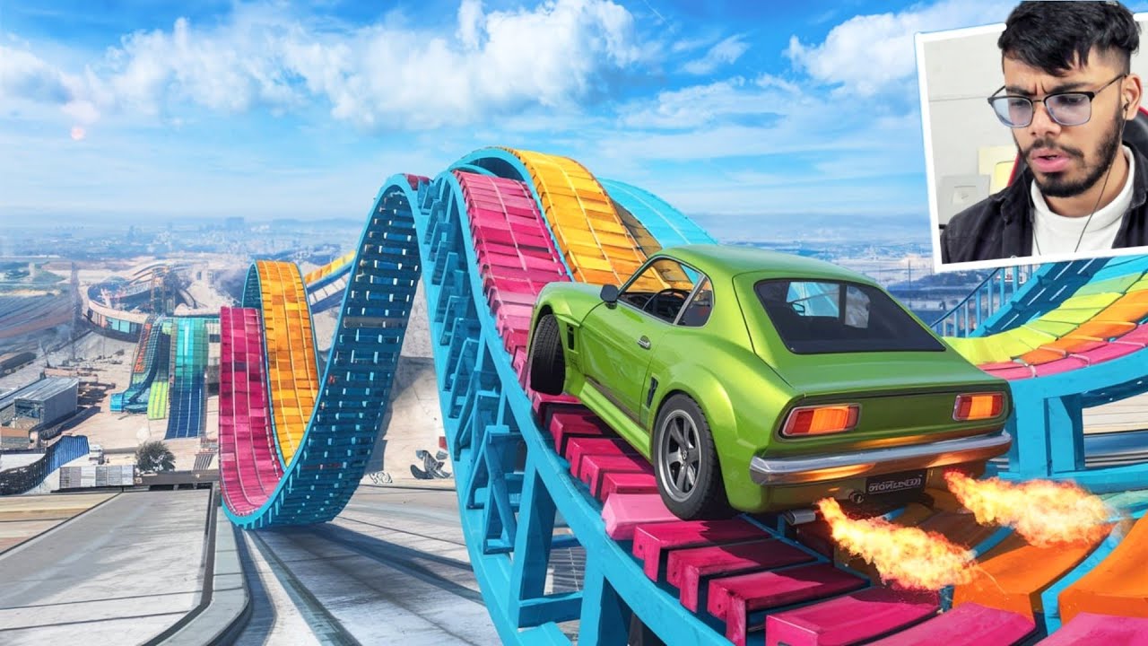 Fly The Car Challenge 928.926% People Fail To Win This Race in GTA 5!