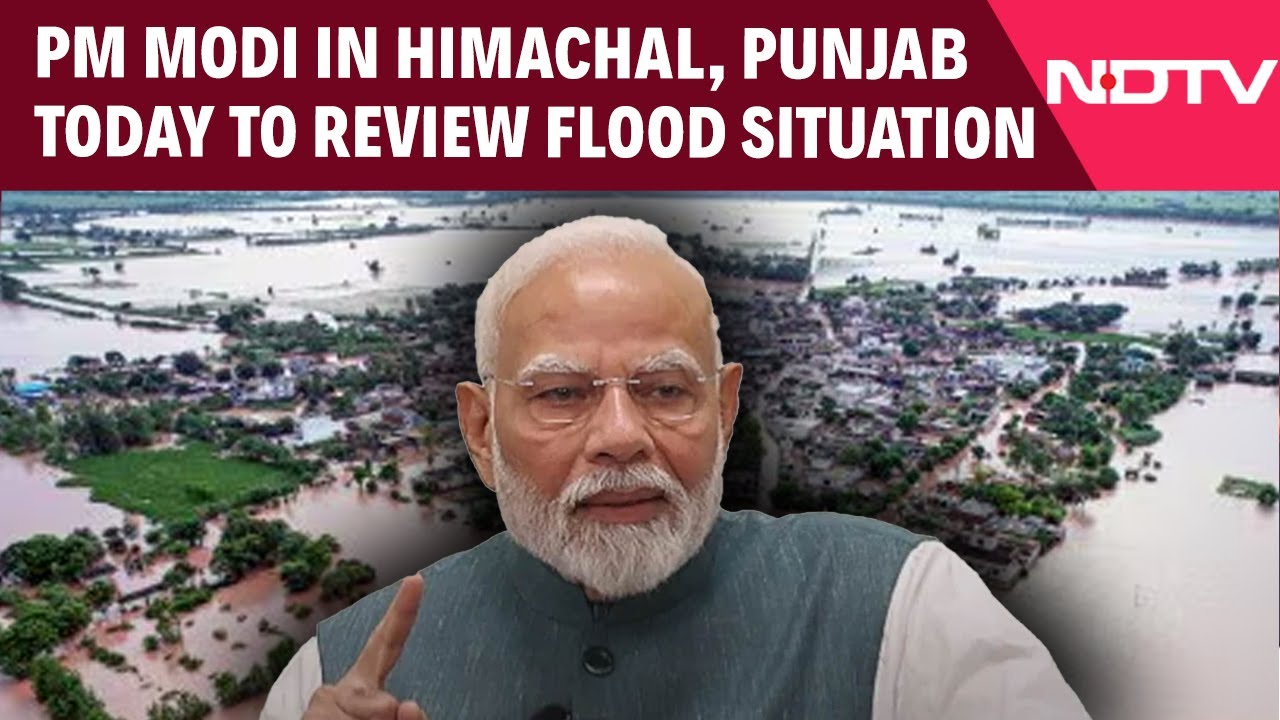 PM Modi In Punjab | PM Modi To Visit Himachal, Punjab Today To Review Flood Situation