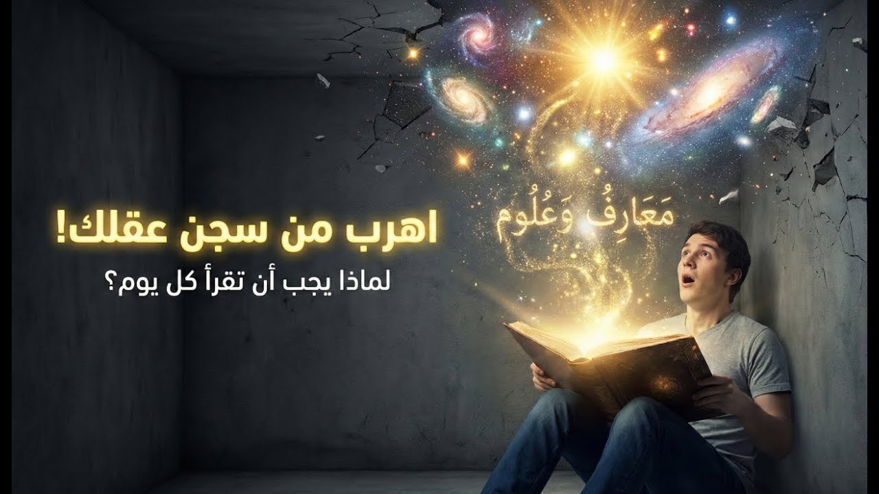 لماذا ستفقد عقلك إذا لم تقرأ؟ (الهروب من سجن الذات) 📚🔓