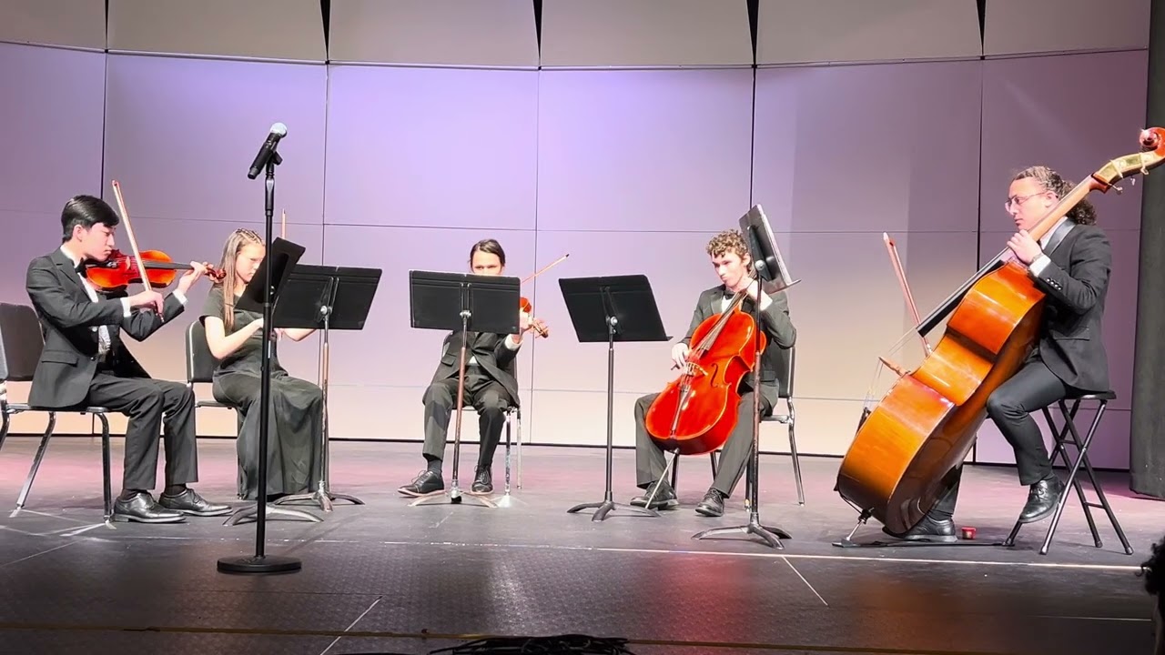 KhaiAn - Feb 2025 quintet performance for orchestra getting ready for state competition
