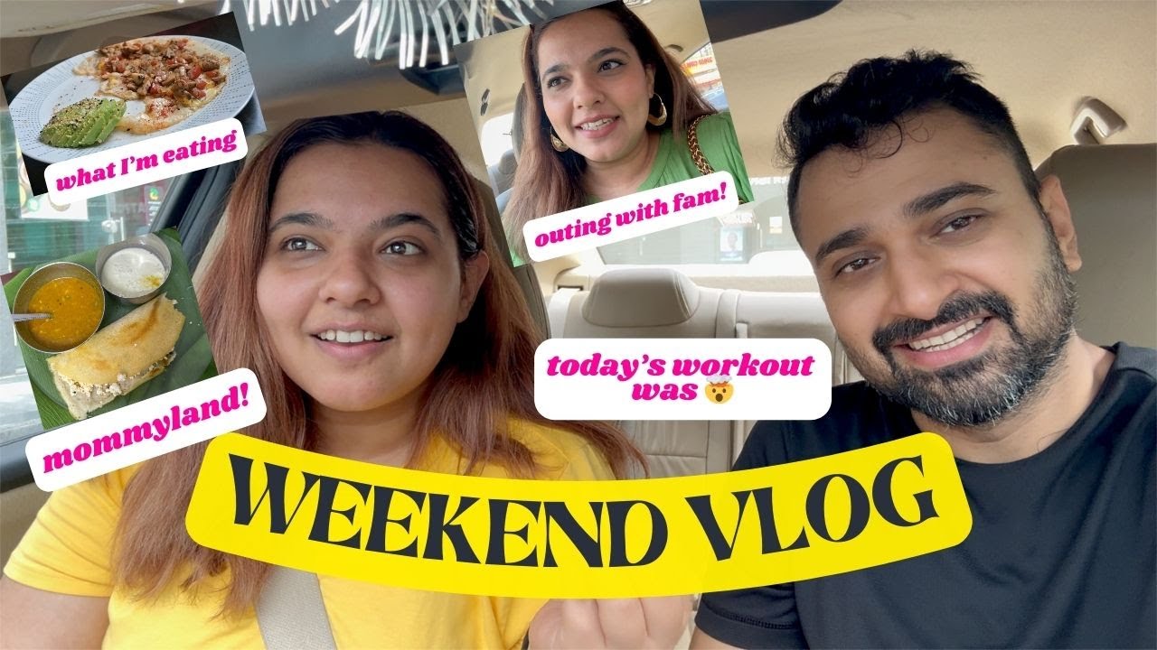 WEEKEND VLOG: Our Weekend Hustle, Meeting Family and Birthday Party, Workout Routine and more!