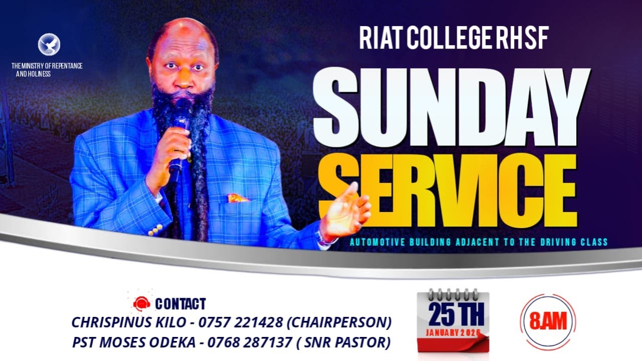 25TH JAN 2026 - RIAT RHSF ALTAR SUNDAY CELEBRATION SERVICE