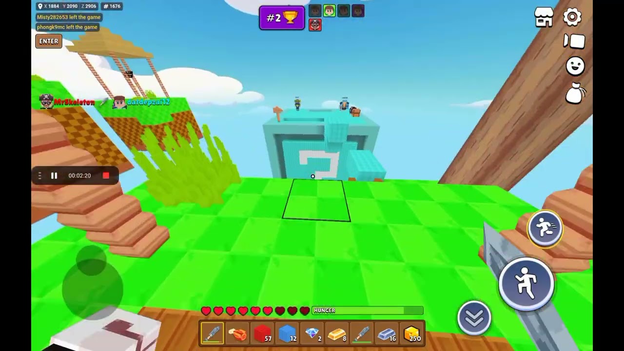 Pov: destroying everyone in bedwars without armour