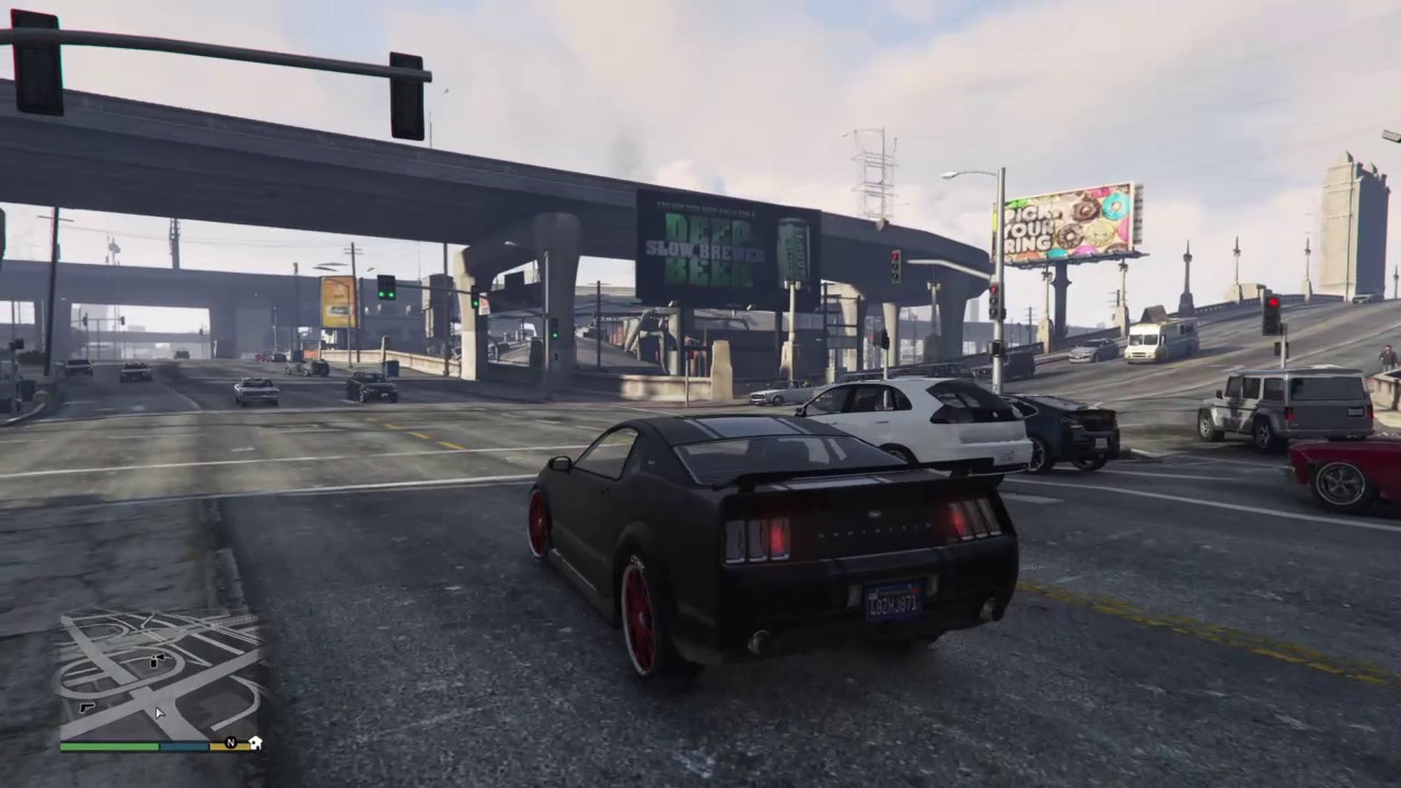 GLITCH comment avoir une voiture de police moddée en mode histoire en 1.36