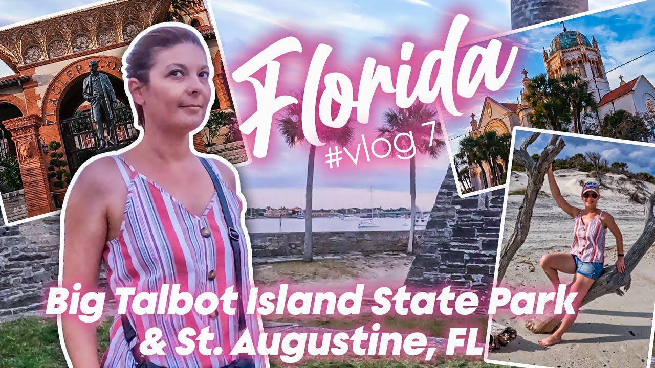 Exploring Talbot Island State Park in Jacksonville, Visiting St. Augustine -Florida Vlog 2022 Part 7