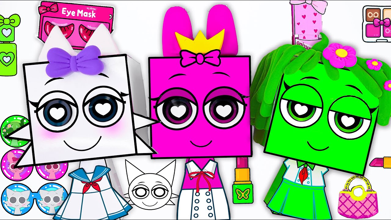 Paper DIY💖 Unboxing INCREDIBOX Blind Box, How to make Mr.Blind Bag ASMR