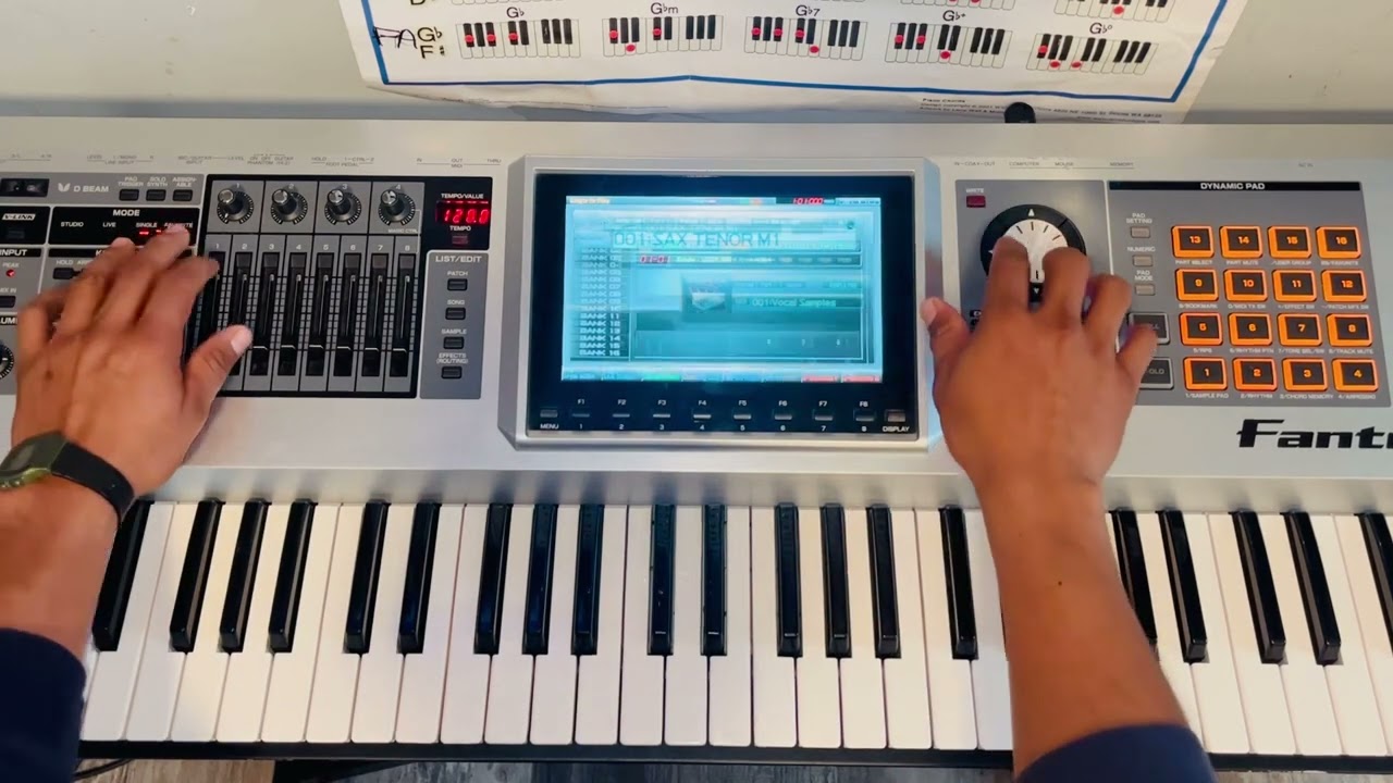 Cómo programar favoritos en Roland fantom g6