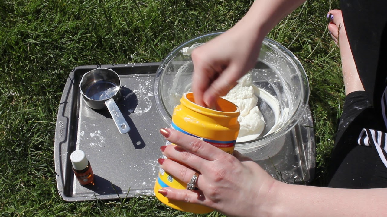 Cornstarch playdough