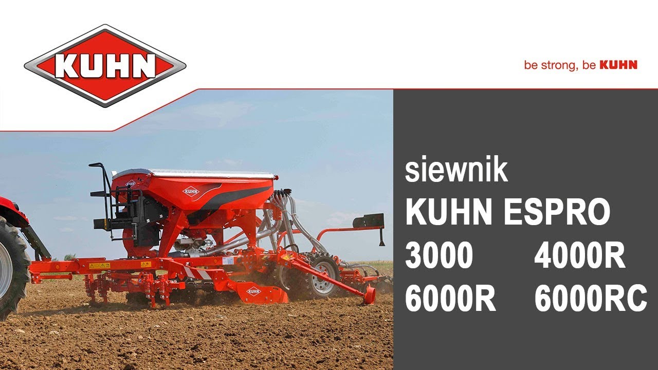 Siewnik KUHN ESPRO 3000 - 4000R - 6000 R - 6000RC