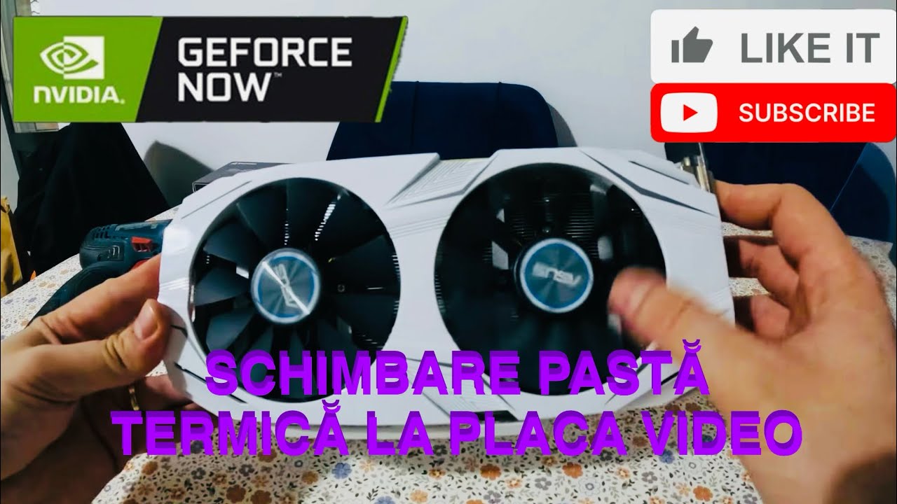 💥 MENTENANȚĂ PLACA VIDEO 💣 SCHIMBARE PASTĂ TERMICĂ ŞI STRES TEST PENTRU VERIFICARE 👍