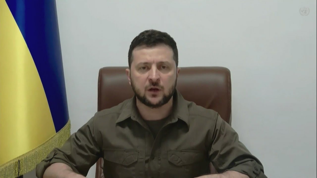 Zelenskyy at the UN accuses Russian military of war crimes