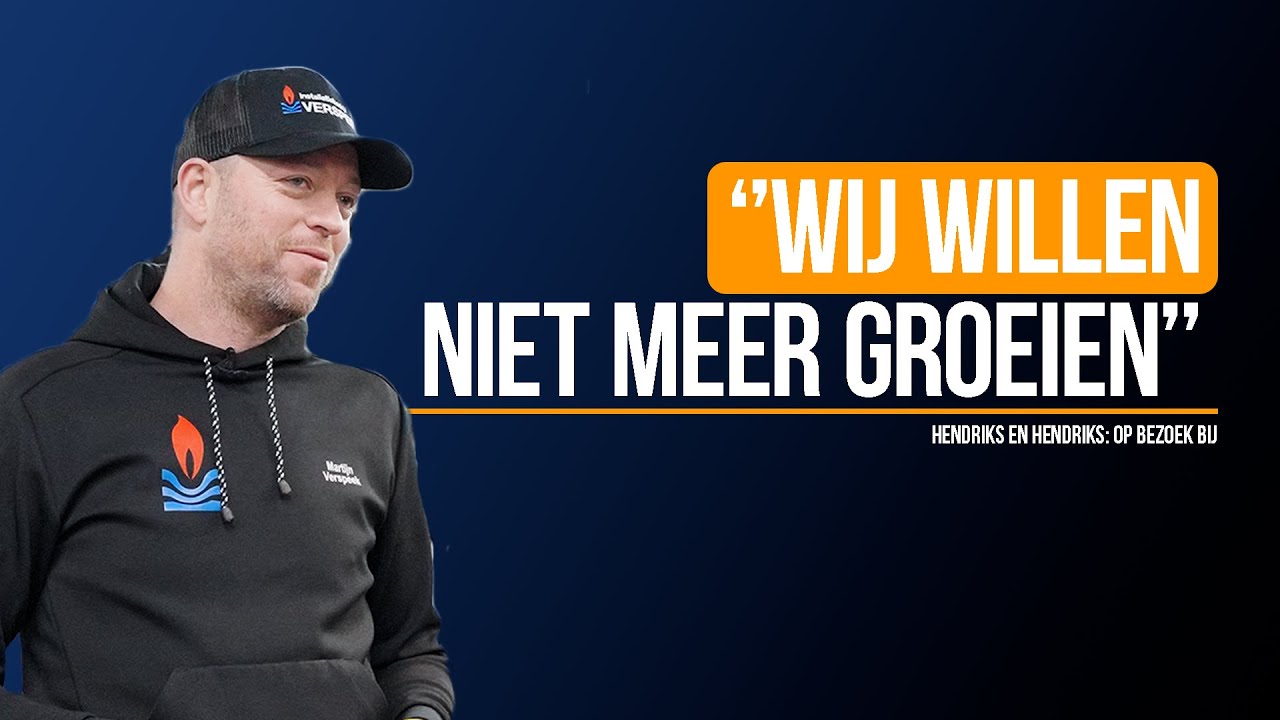 Hoe Martijn Verspeek 60 man personeel heeft wachten om bij Verspeek Installatiebedrijf te werken