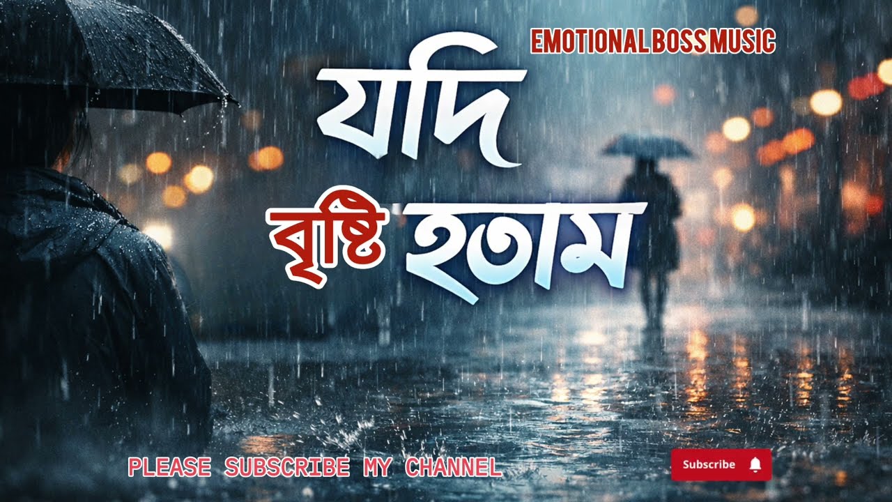 যদি বৃষ্টি হতাম বাংলা গান