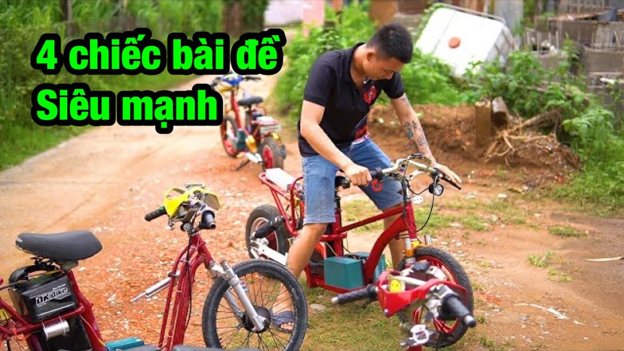 tú fuho hết hồn với độ chiệu chơi của 4 chiếc xe điện độ bài đề siêu mạnh | Tú Nguyễn Vlogs