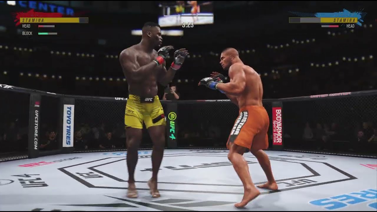 Francis Ngannou vs Alistair Overeem Full Fight  EA SPORTS™ UFC® 4