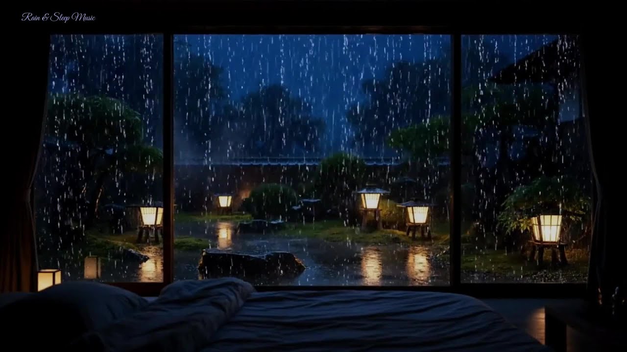 Cozy Rainy Night 🌧️ | Gentle Piano Music for Deep Sleep, Study & Relaxation #58