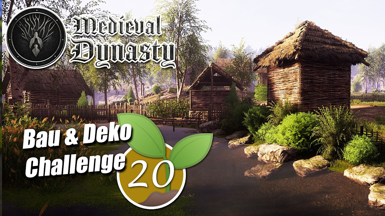 Medieval Dynasty 🏹 Bau & Deko Challenge 🌱 20: Endlich Frühling! Hochzeiten, Deko & Schafpläne