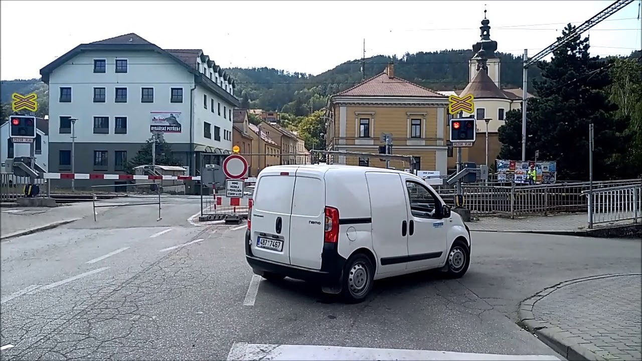 Železniční Přejezd | AŽD 97 | Blansko-Město - 22.8.2018