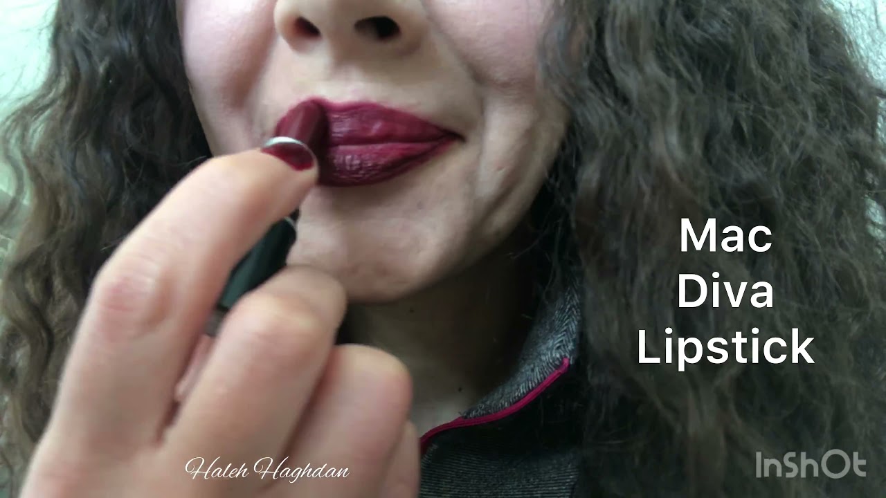 Mac matte Diva lipstick swatch