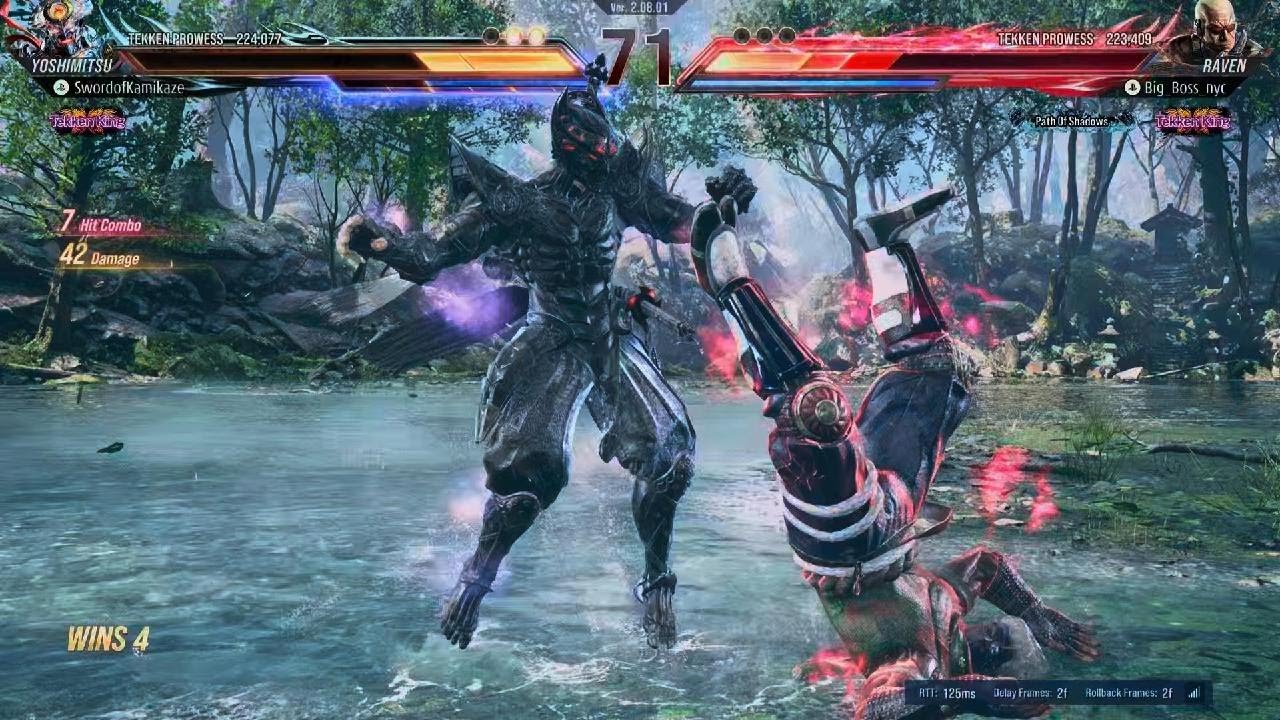 Yoshi fights Master Raven