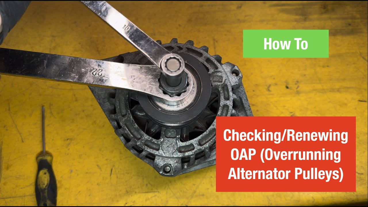 How to Diagnose and Change a Faulty OAP (Overrunning Alternator Pulley)