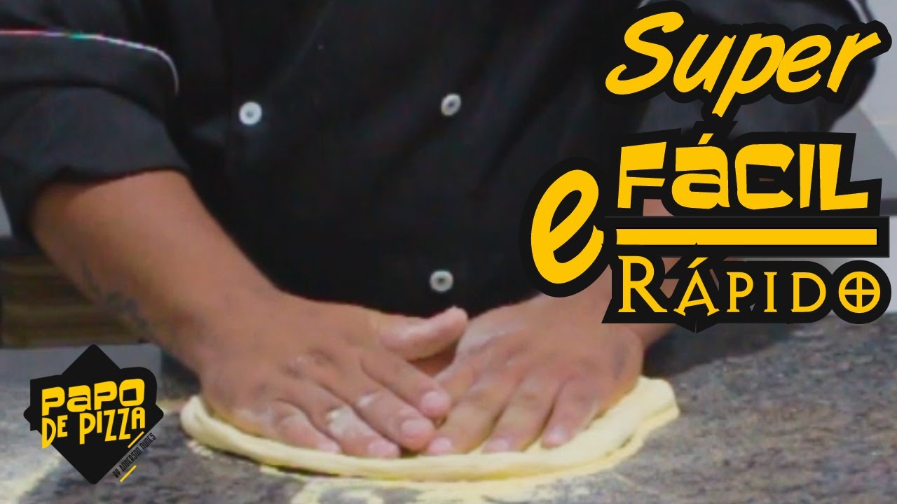 Abrindo Massa de Pizza Com as Mãos | Fácil e Rápido