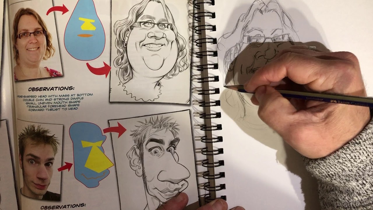 Drawing caricatures with Tom Richmond - 2