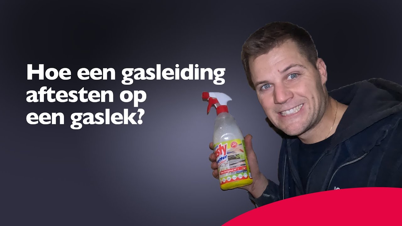 Hoe spoor je een lekkage op in een gasleiding?