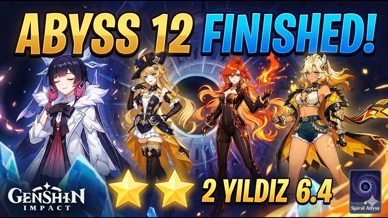 Genshin Impact: Abyss 12. Kat Temizliği! (Zorlu Mücadele) abyss 6.4